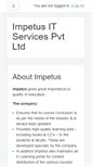 Mobile Screenshot of impetusits.com